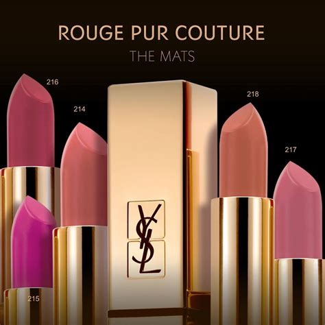 yves saint laurent rouge pur couture the mats 214|Yves Saint Laurent Rouge Pur Couture The Slim Matte Lipstick.